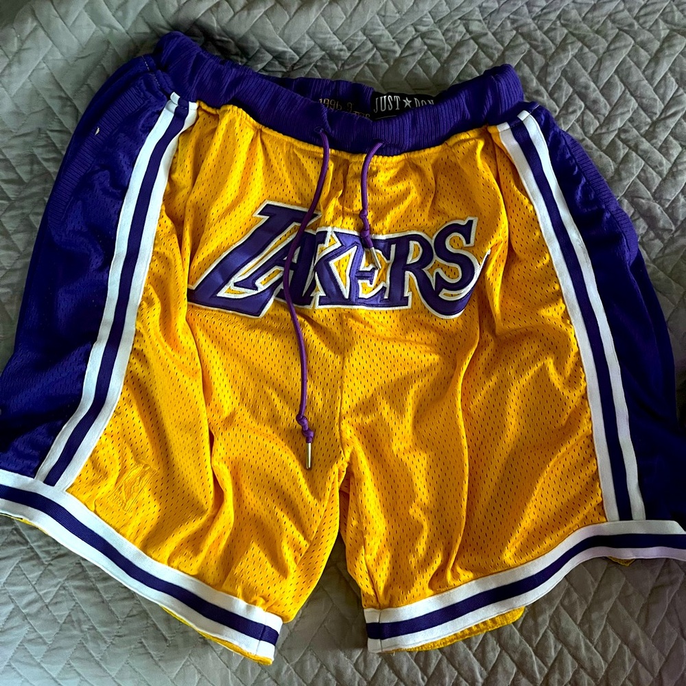 Los Angeles Lakers Replica Vintage Shorts